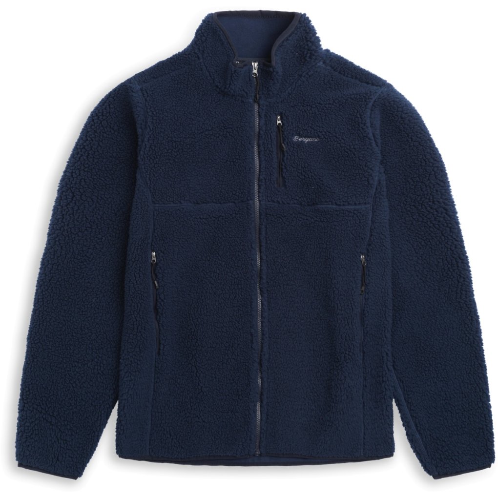 Bergans Lunnan Pile Fleece Jacket Men - navy blue