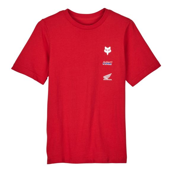 T-Shirt manches courtes Fox YOUTH X HONDA TEE - RougeRef : FX4504