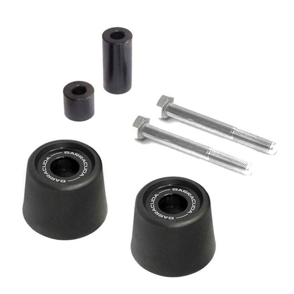 Barracuda Frame Sliders Kit Wheels - BlackRef: bar0375 / kn6101-17
