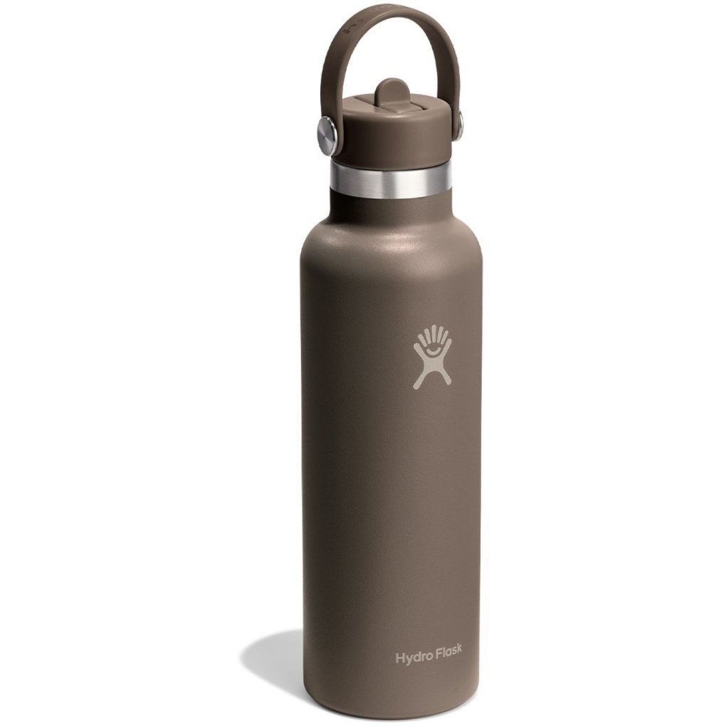 Hydro Flask 21oz Standard Mouth Insulated Bottle + Flex Straw Cap - 621ml - Sandpiper