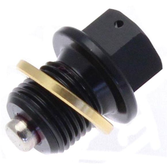 Bouchon de vidange Tecnium Aimanté noir M10 x 1.25 x 14 - NoirRef : 891632 / 1009732