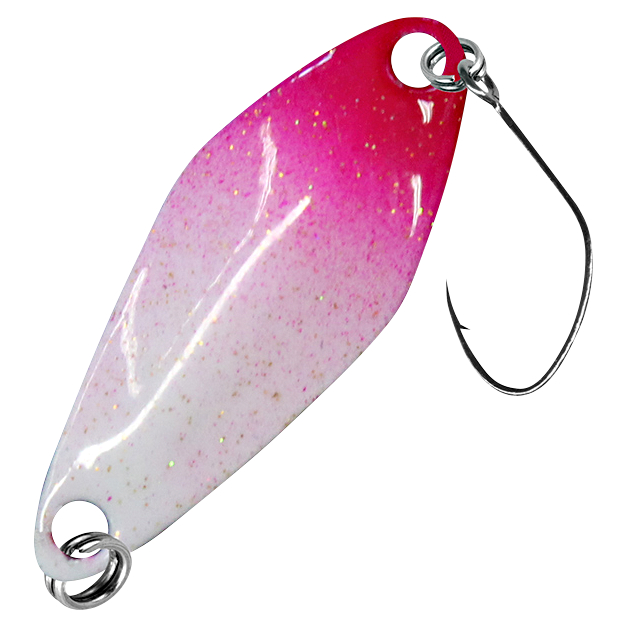 FTM Trout Spoon Tremo (2.3 g, White\/Red, Black)