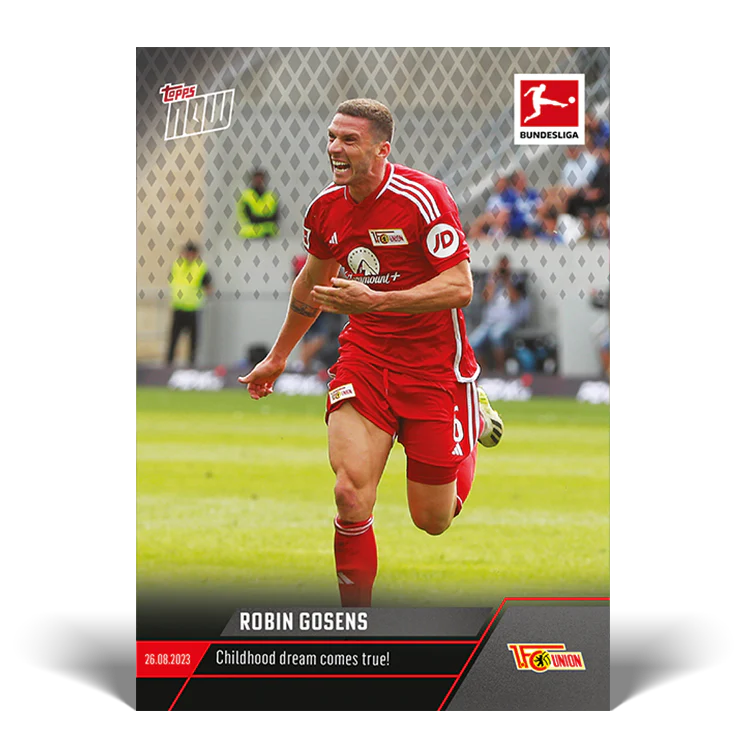 Topps UK - Childhood dream comes true! - Bundesliga TOPPS NOW® Card #13