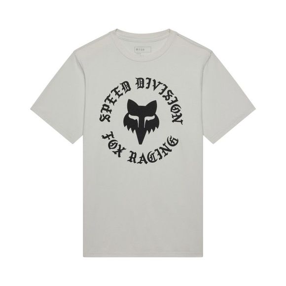 Fox BADGE 195 ORIGINAL short-sleeved T-shirt - Gray / BlackRef: FX6427