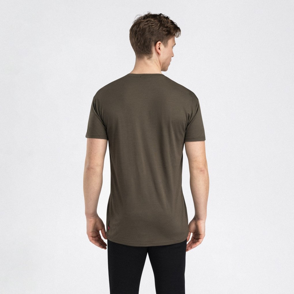 Aclima Lightwool 140 Classic Tee Men - tarmac