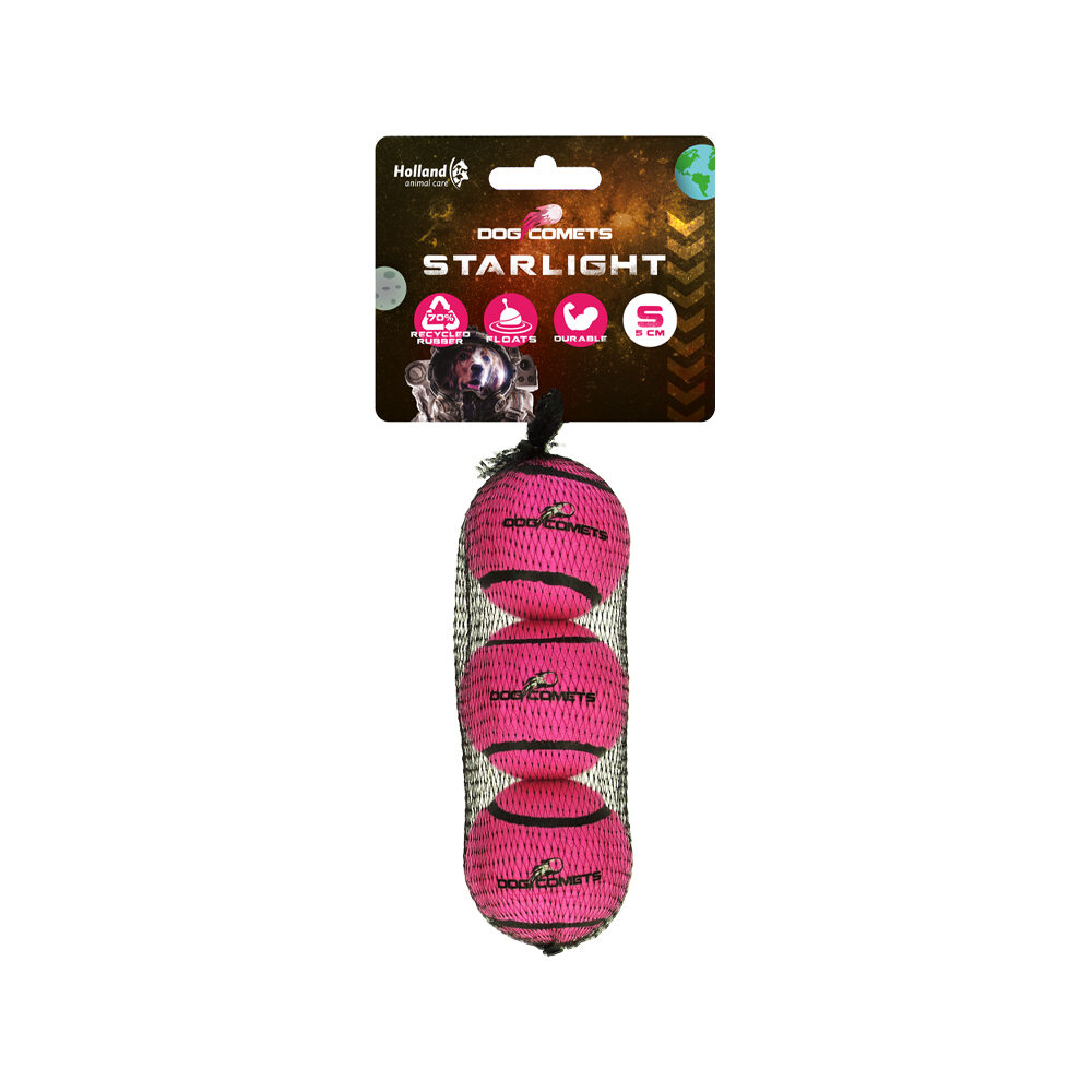 Dog Comets Starlight - S - Pink (3-pack)