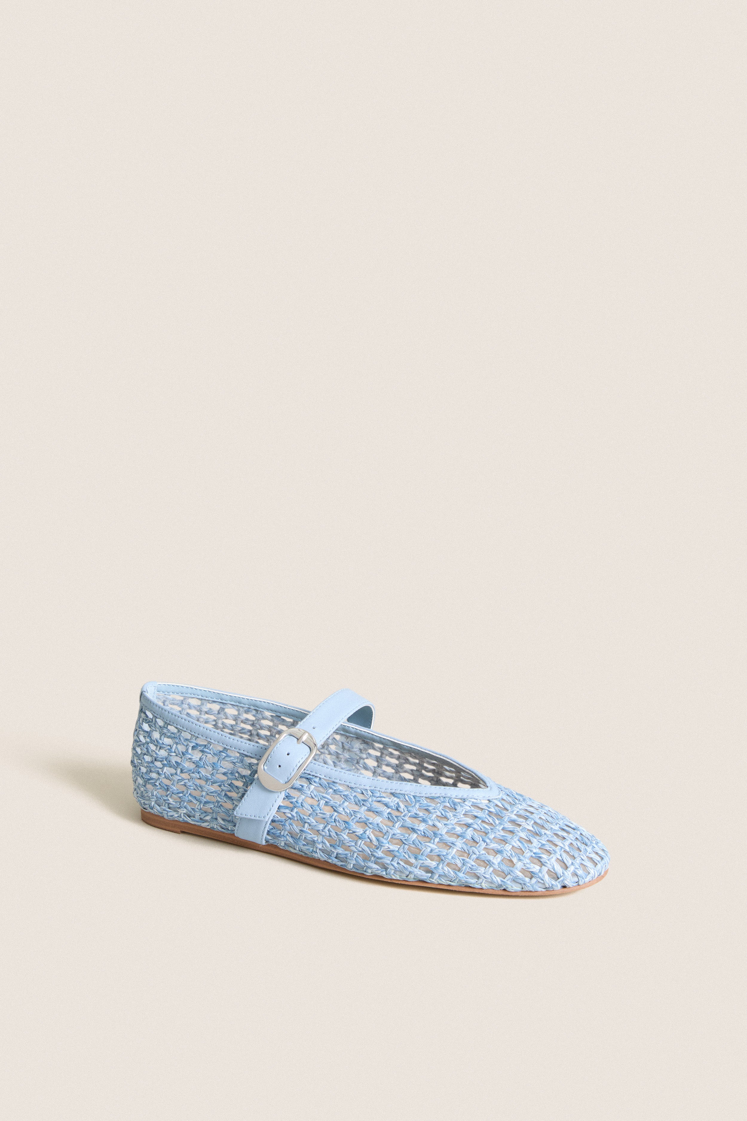 Light Blue Godea Flats
