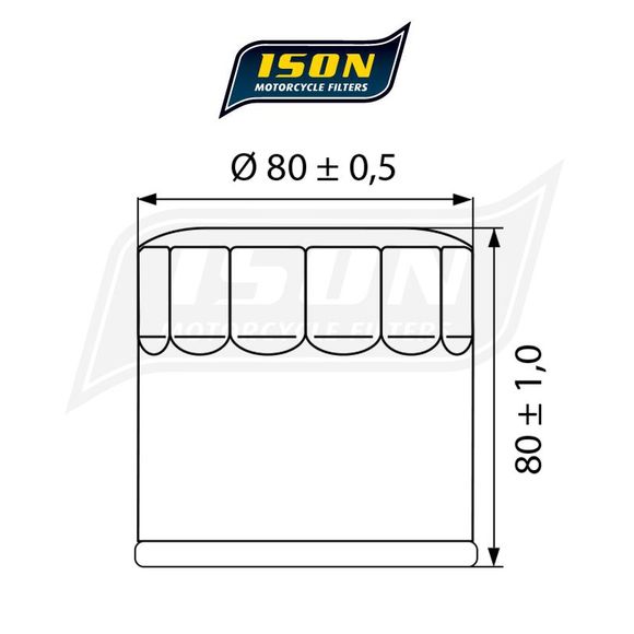 Ison 175 oil filter original typeRef : ISON 175