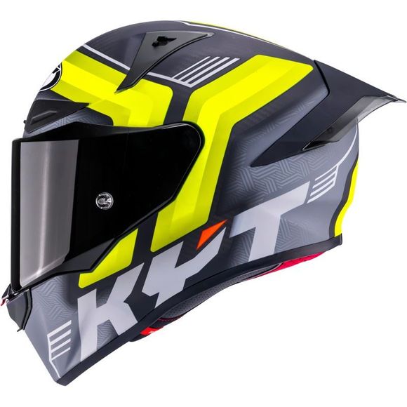 KYT R1R CARBON ACCELERATOR Full-Face Helmet - YellowRef: KYT0193