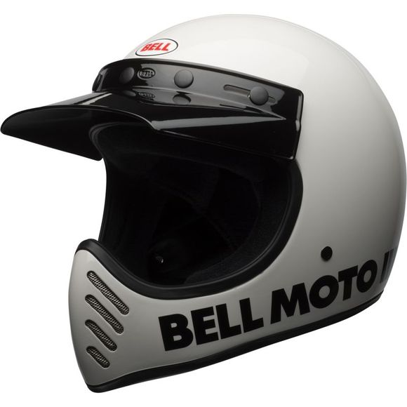 Bell Moto -3 Full Helmet - Classic - WhiteRef: EL0628