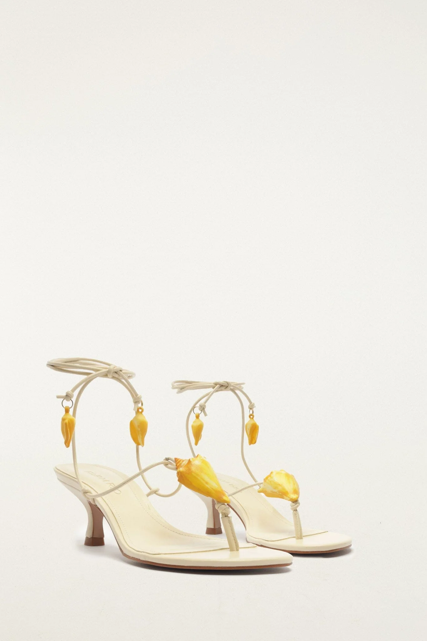 Shell Kitten Heel