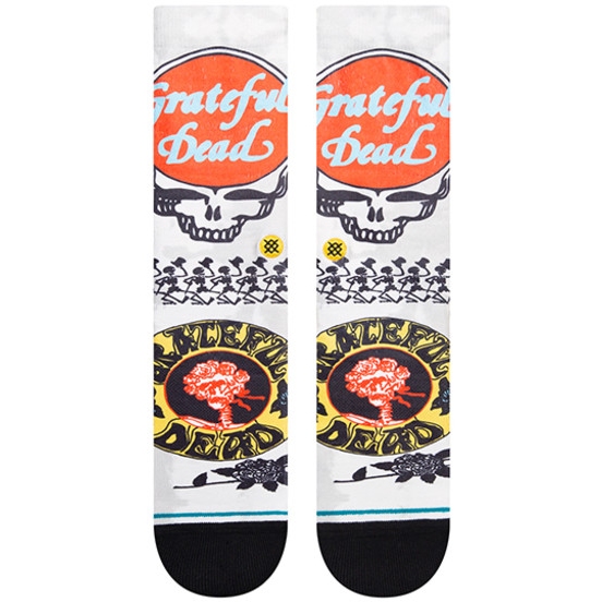 Stance Grate Crew Socks Unisex - vintagewhite