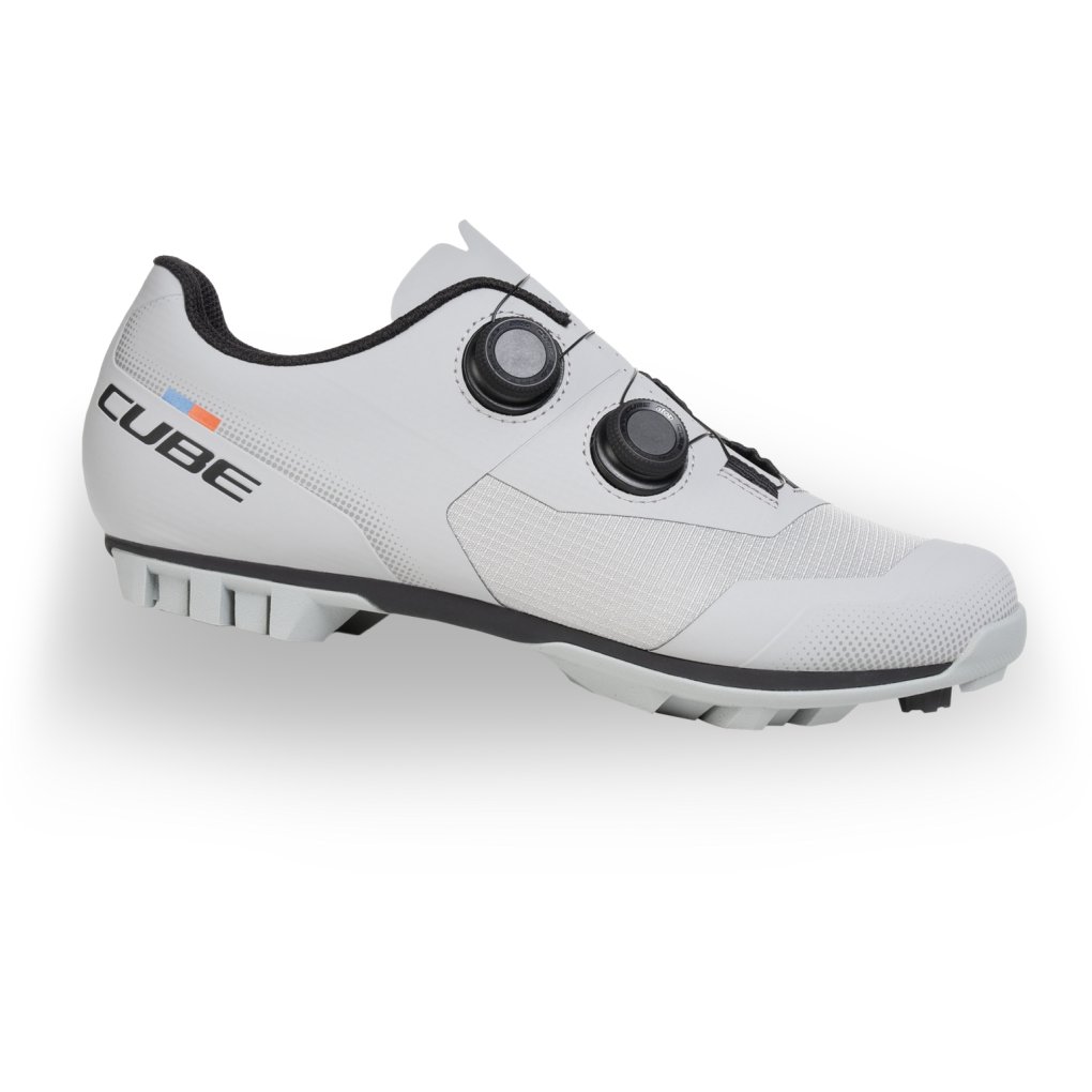 CUBE PEAK PRO Gravel Shoes - grey´n´blue´n´red