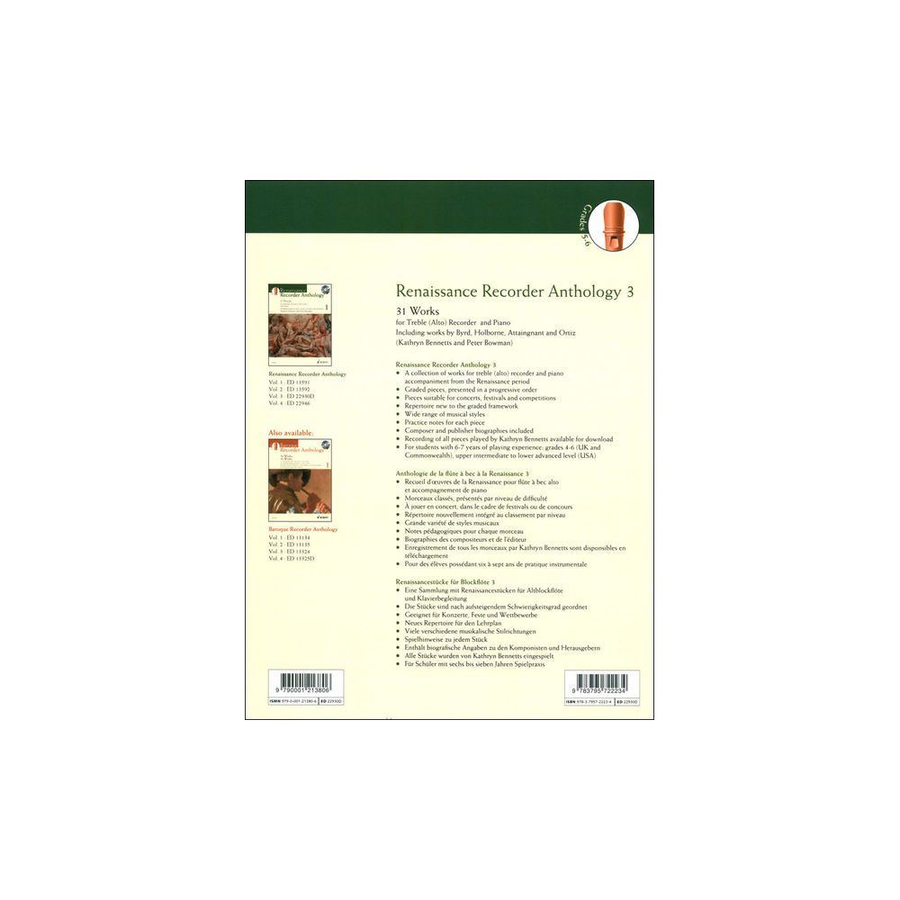 Schott Renaissance Recorder 3 – Thomann Ireland