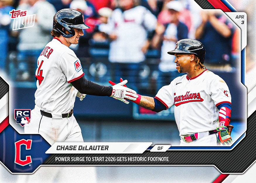 Chase DeLauter - 2026 MLB Topps NOW® - Card 48