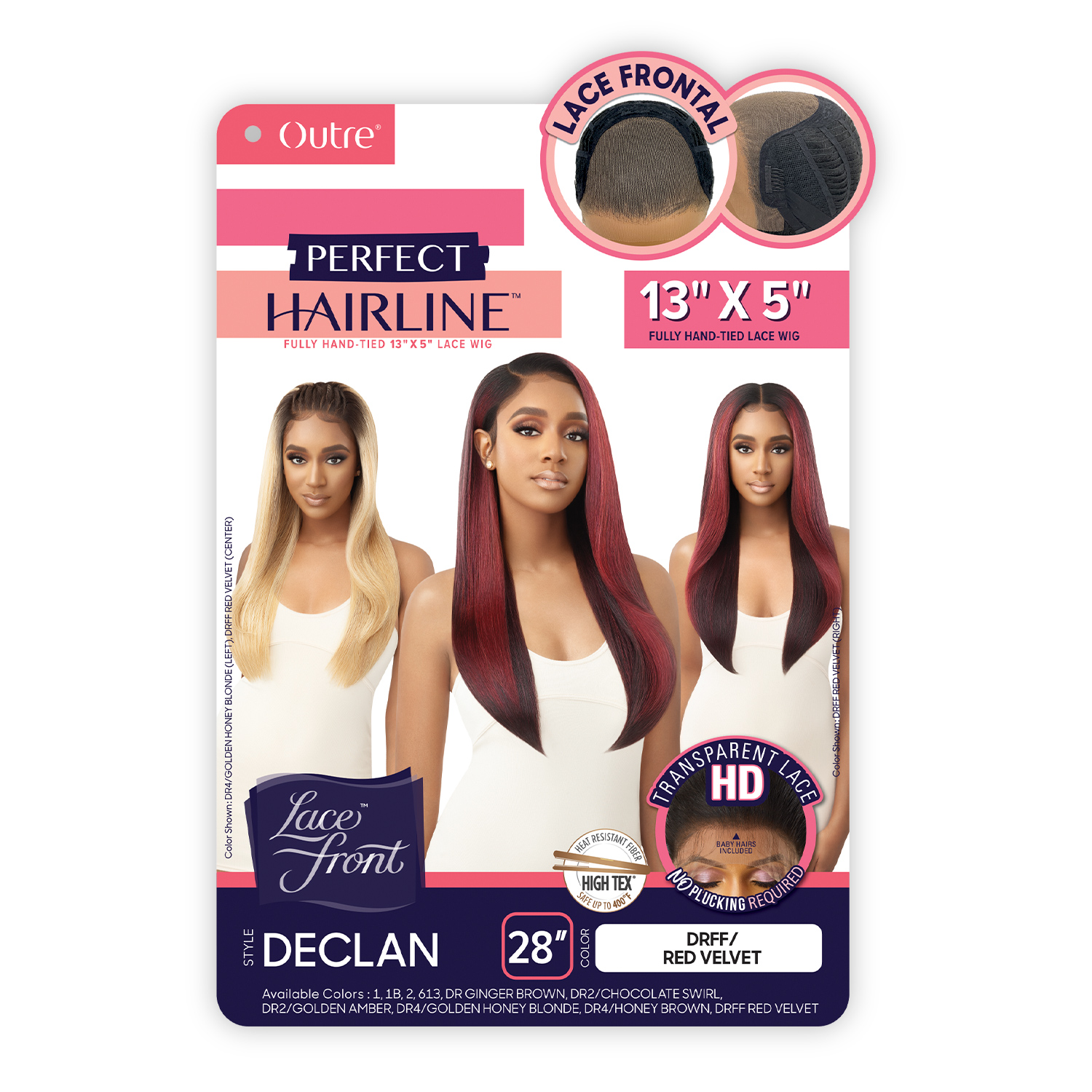 Outre HD Lace Front Wig Perfect Hairline Fully Hand-Tied 13X5 Lace Wig Declan