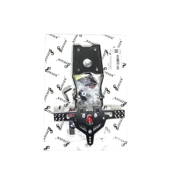 Zieger License Plate Mount - Kit TypeBENELLI 800 LEONCINO 800 - 2022 - 2023Ref: Zie00481A / 20302321