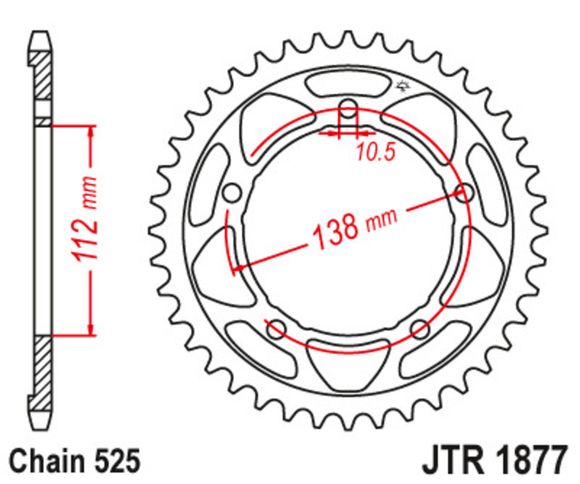 Crown JT. Standard steel 1877 - 525Ref: Jtc01143A / 1119318002