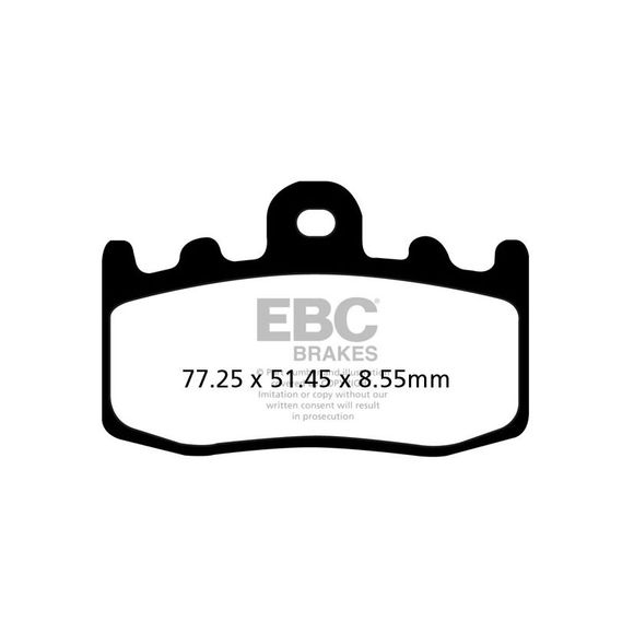 Front EBC Sinter Sintered Metal brake pads (special ABS depending on model)Ref: FA335HH