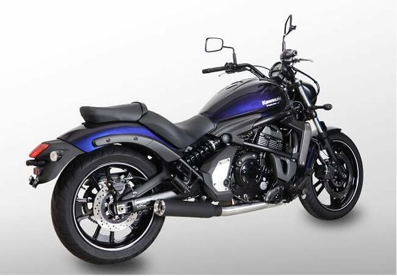 Miller Exhaust Complete Line Black Slashcut TipRef: Mil01205A / Ka-En-650-Ii-X27.09