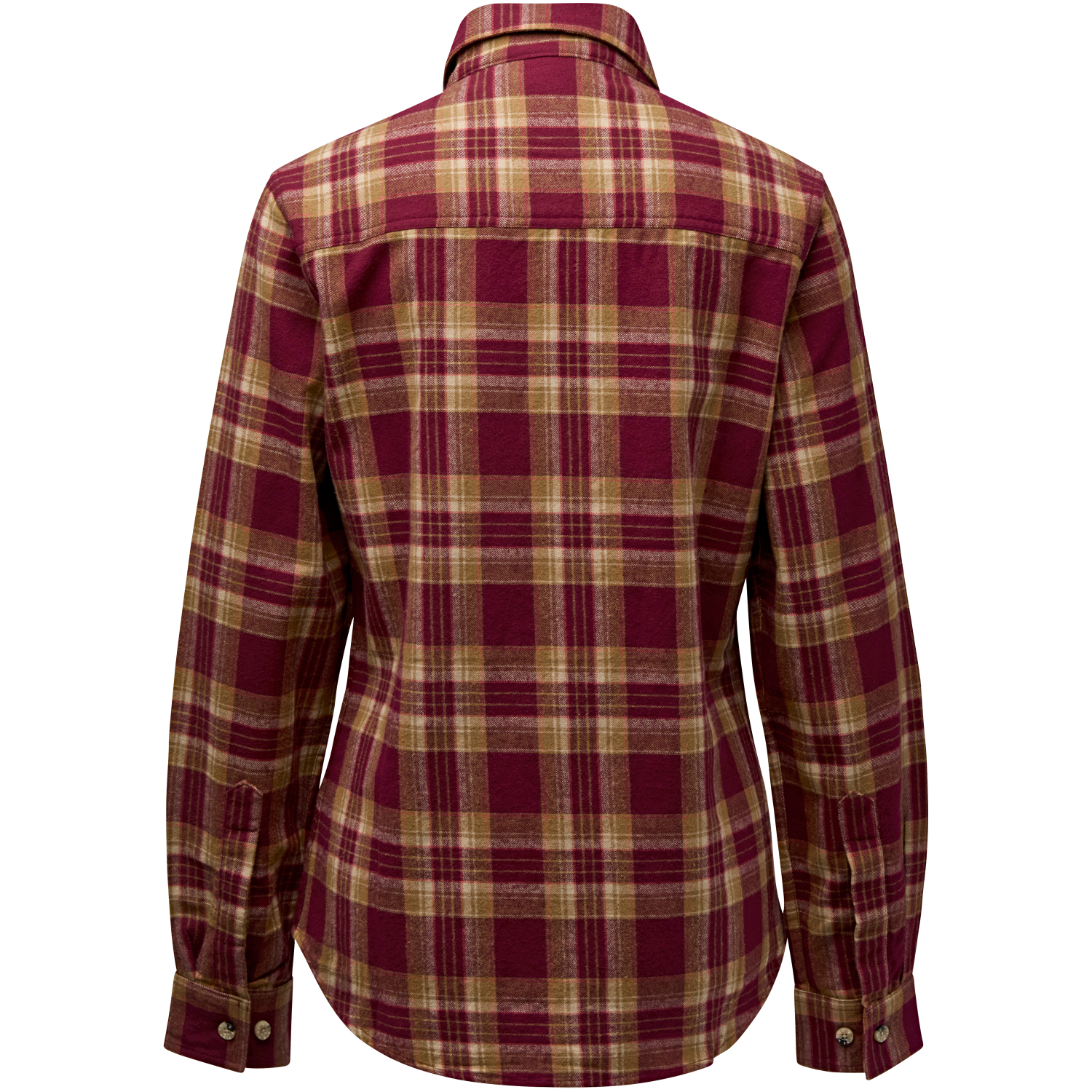 Felicia Shirt Women (Burgundy\/Olive Green)