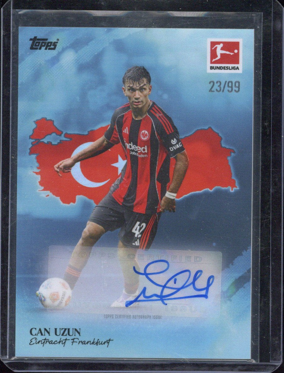 2025-26 Topps Bundesliga International Stars Can Uzun Autograph /99