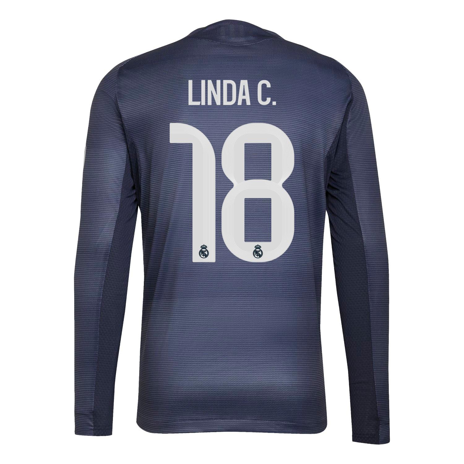 Mens Away Long Sleeve Authentic Shirt 25/26 Navy