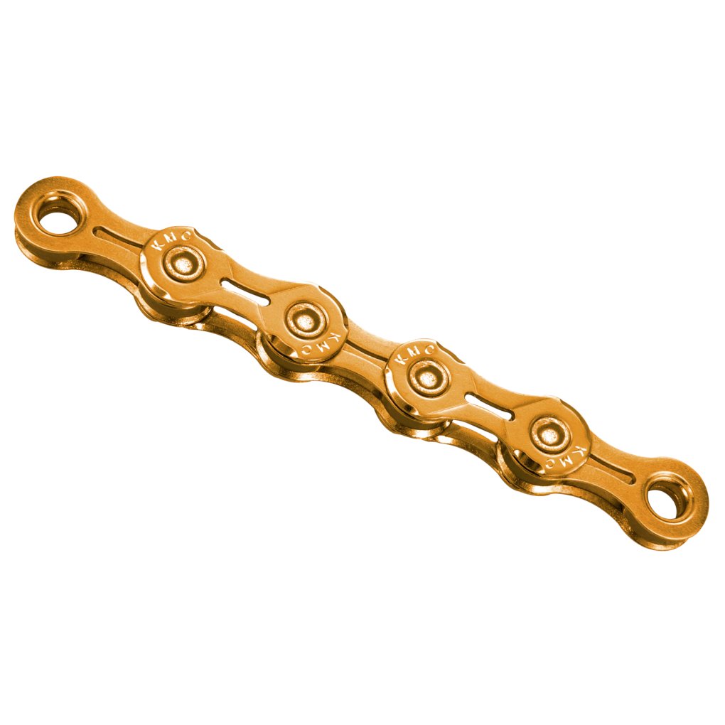 KMC XEL Chain - WAXED | TiN Gold | 11-speed - gold