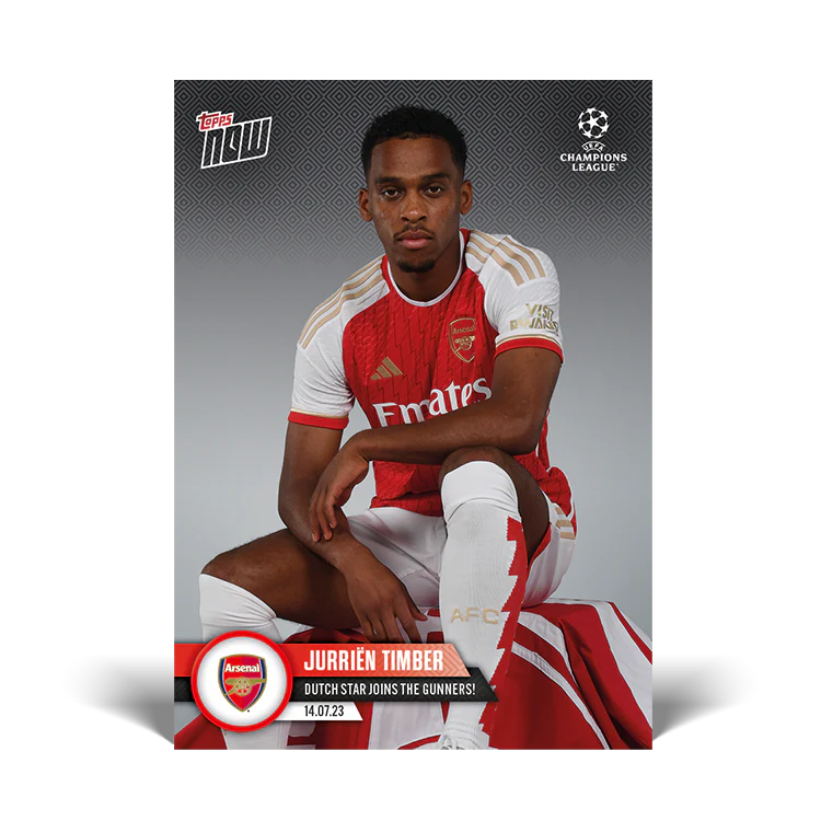 Topps UK - Dutch star joins the Gunners! - UCL TOPPS NOW® Card #132