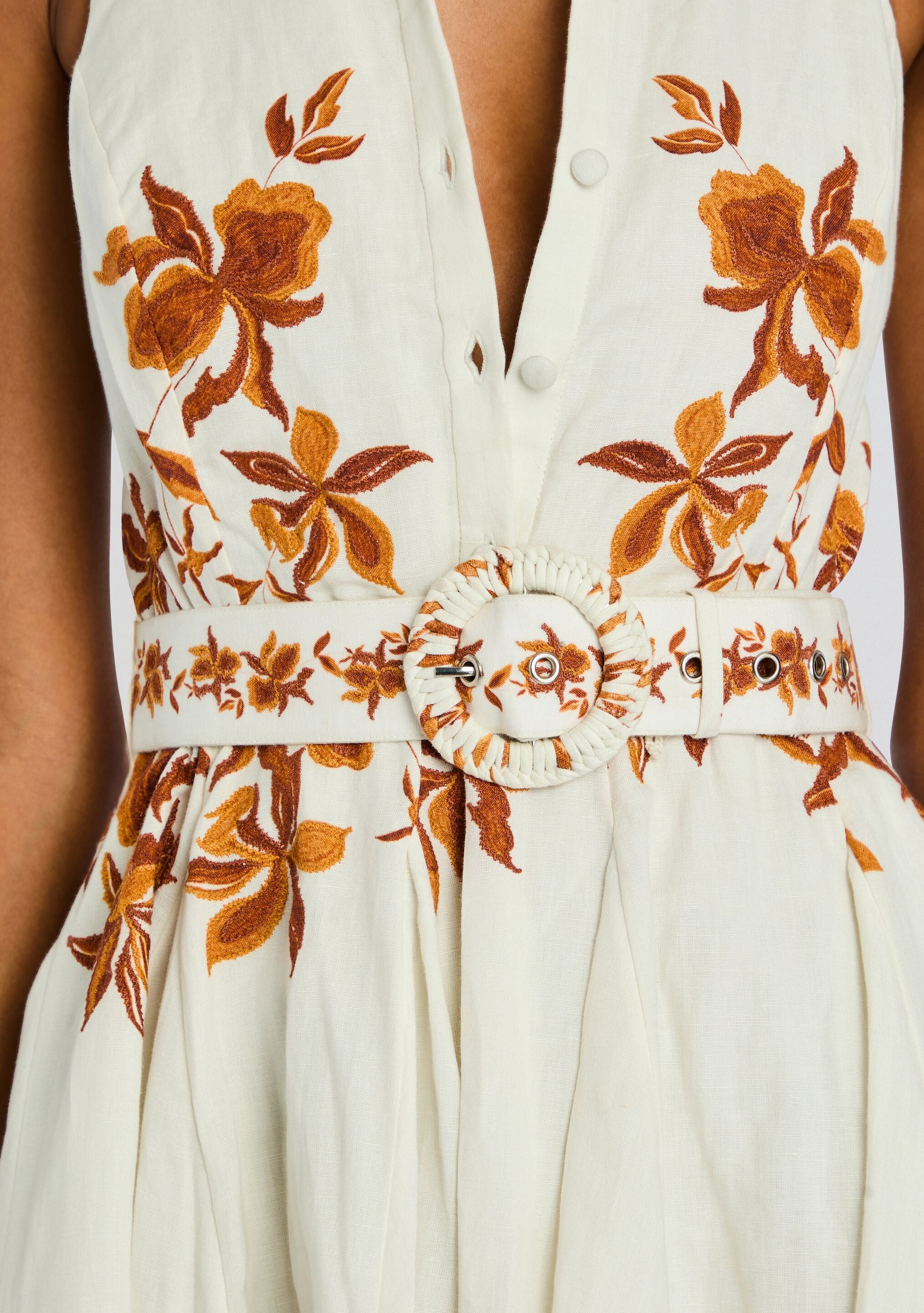 Ayra Short Dress with Belt Buckle