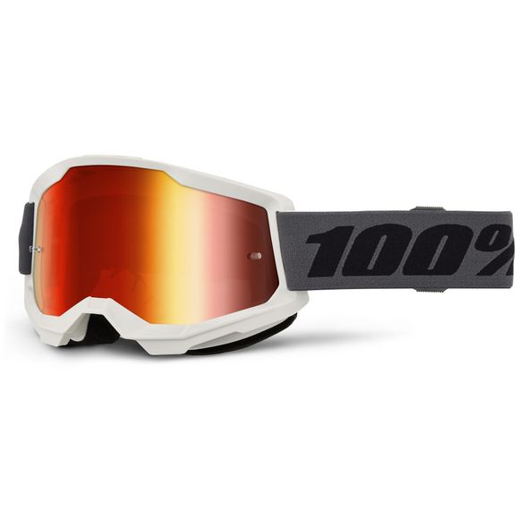 cross mask 100% STRATA 2 Grey- Mirror Red 2026 - GrayRef: CE1594 / 50028-10026