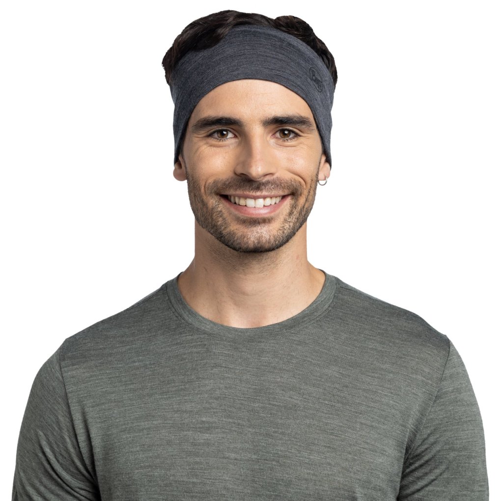 Buff® Merino Lightweight Headband - Solid Grey