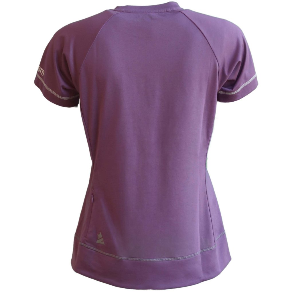 Zimtstern PureFlowz Eco Short Sleeve Shirt Women - Berry