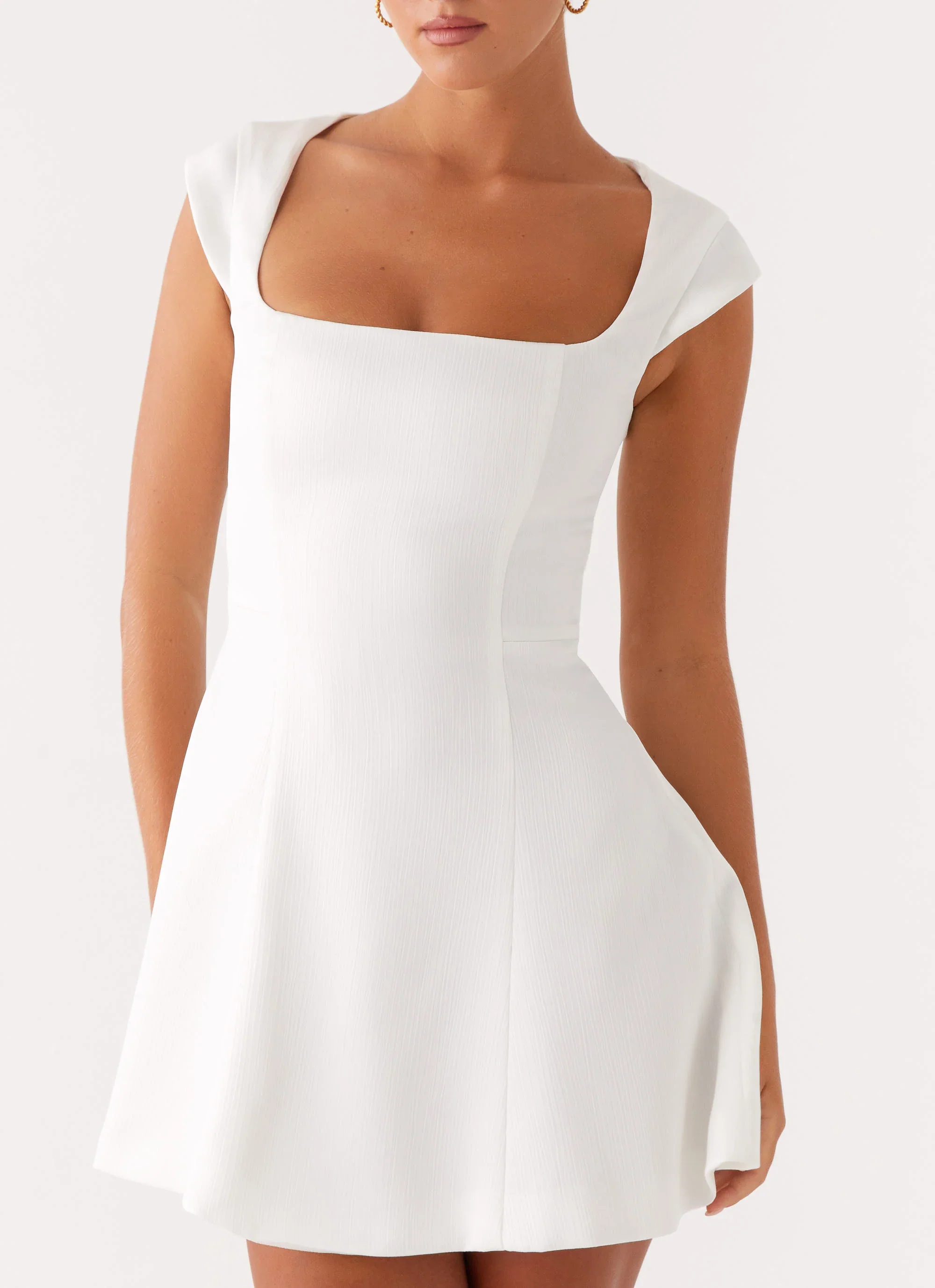 Maryjane Mini Dress - White