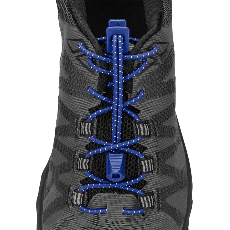 Nathan Sports Run Laces - surf-the-web-blue