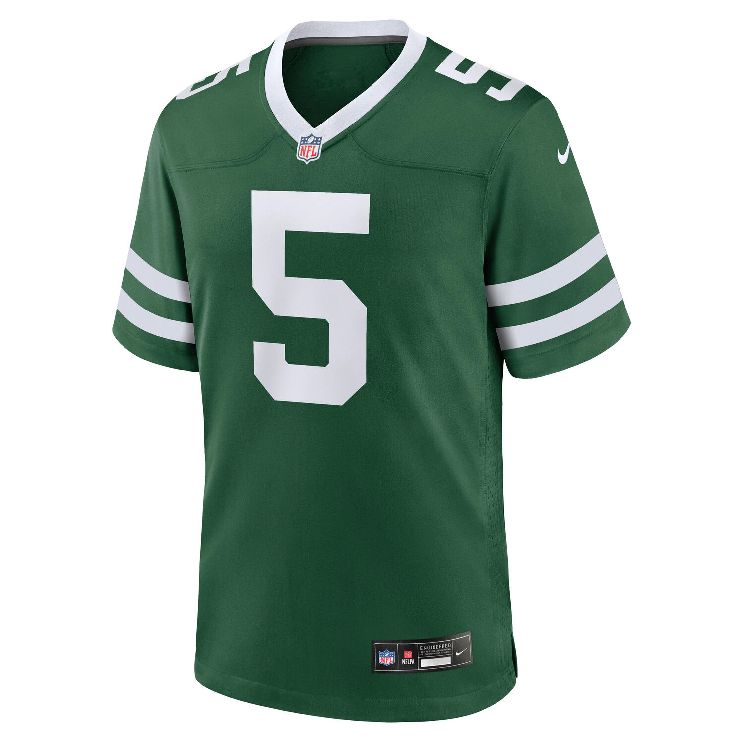 Garrett Wilson #5 New York Jets Nike Game NFL Jersey Green