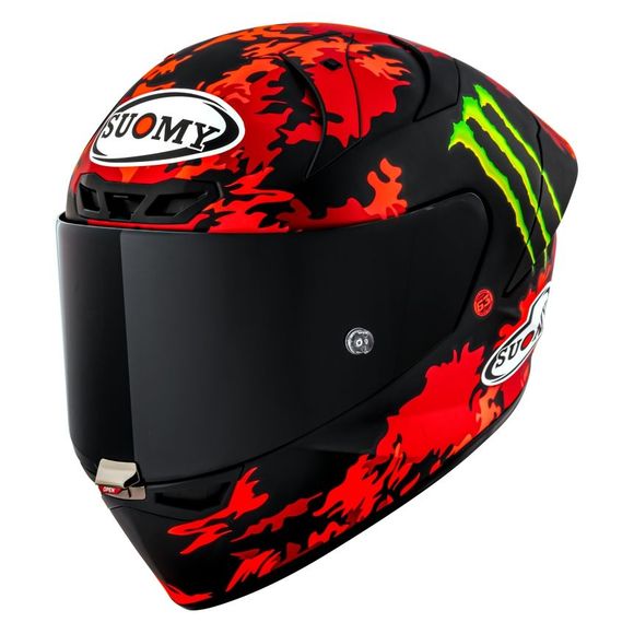 Suomy S1-XR GP full face helmet - BAGNAIA MONSTER REPLICA 2025 - Black / RedRef: SU0467