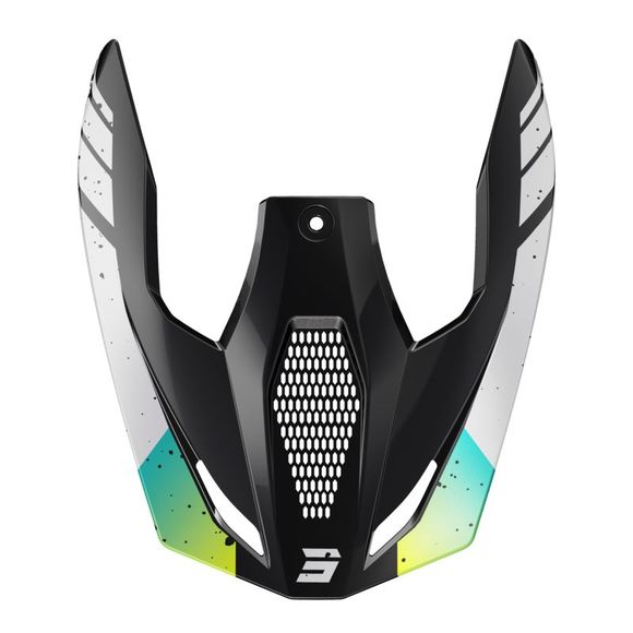 Shot FURIOUS MIRAGE BLUE NEON YELLOW PEARLY 2026 Motocross Visor - Blue / YellowRef: SO2816 / A06-21OC-D01-P01