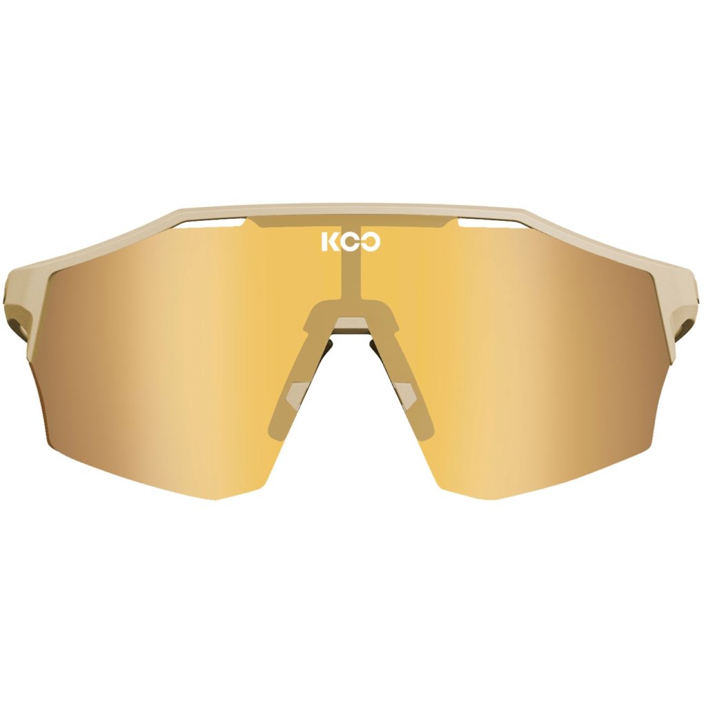 KOO Alibi Sunglasses - Regular | Sand Matt - Gold Mirror