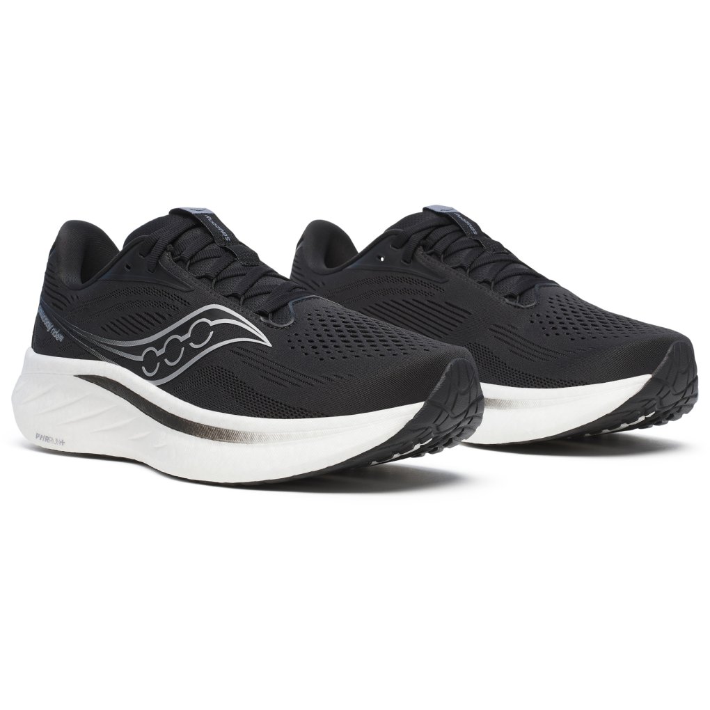 Saucony Ride 18 Running Shoes Men - black/white
