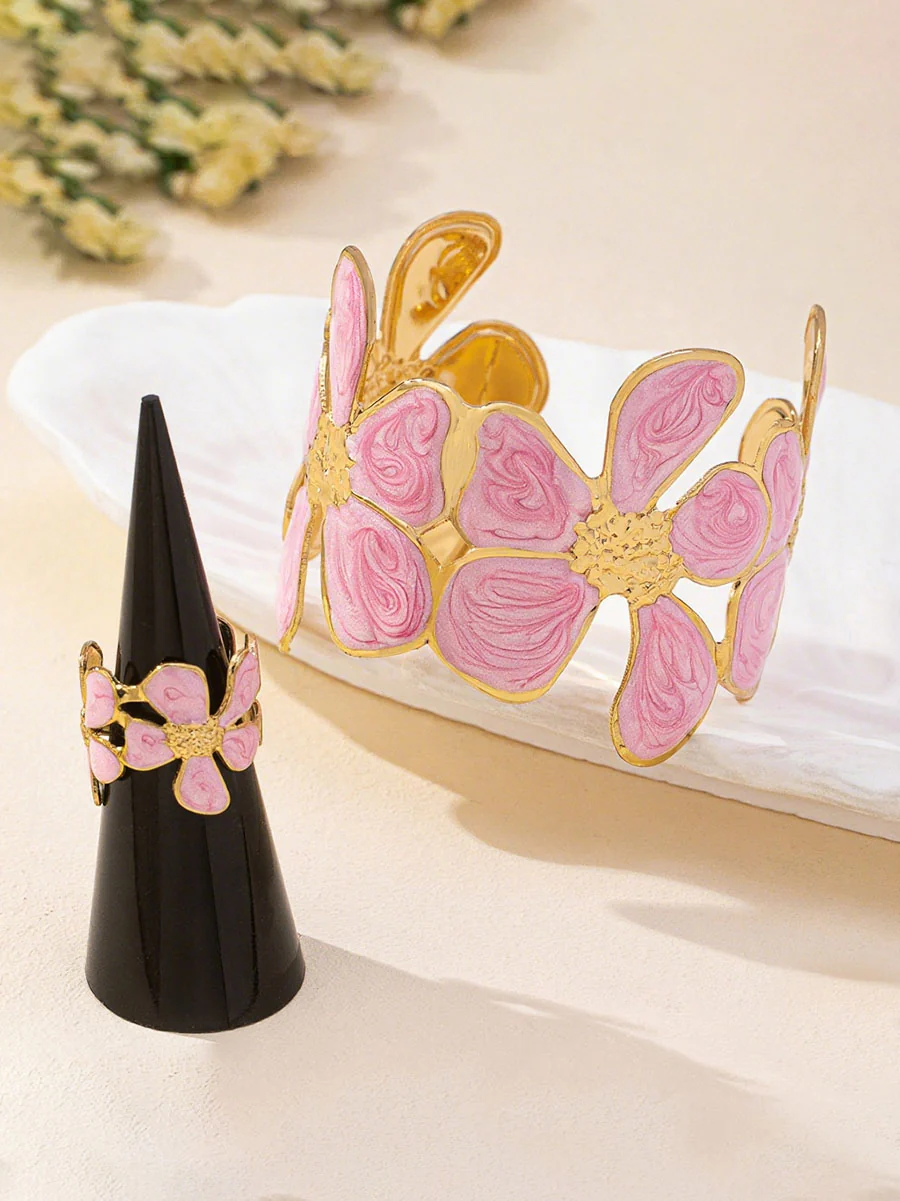 Flower Shape Bracelet Accessories Rings Accessories