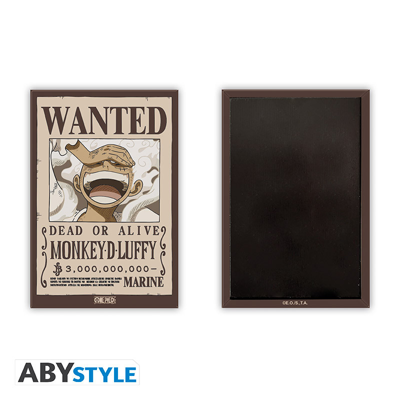 ONE PIECE Standard Magnet Wanted Luffy
