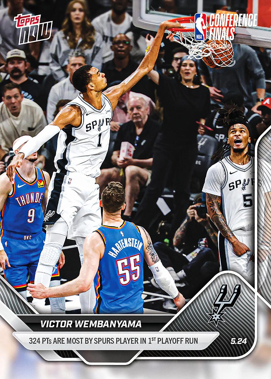 Victor Wembanyama - 2025-26 NBA Topps NOW® - Card 320