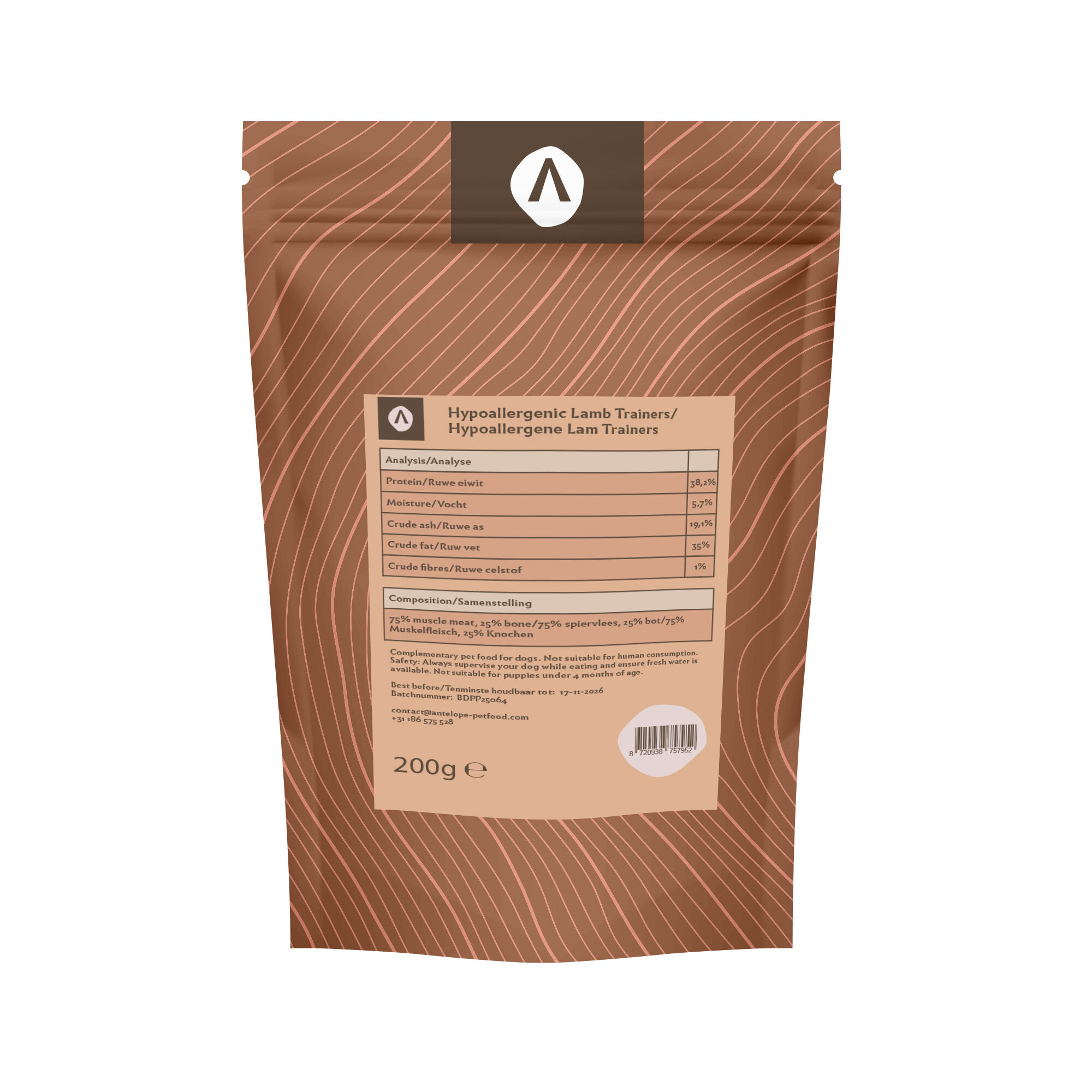 Antelope Hypoallergenic Trainers - Chicken - 200 grams