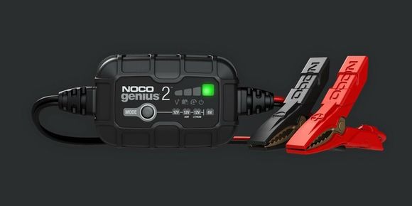 Noco battery charger smart battery mount with clamps Genius2 6/12V 2ARef: NOCO00002A / 1079653
