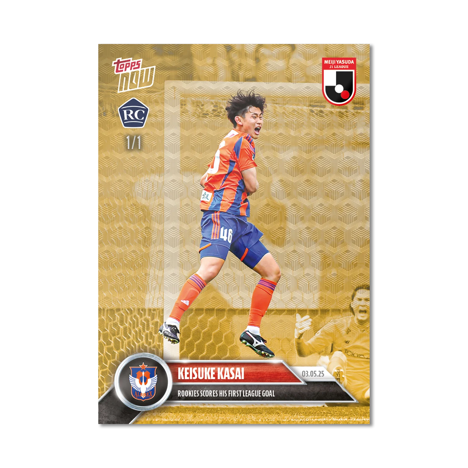 Keisuke Kasai - 2025 J.League® Topps NOW® - Card 17