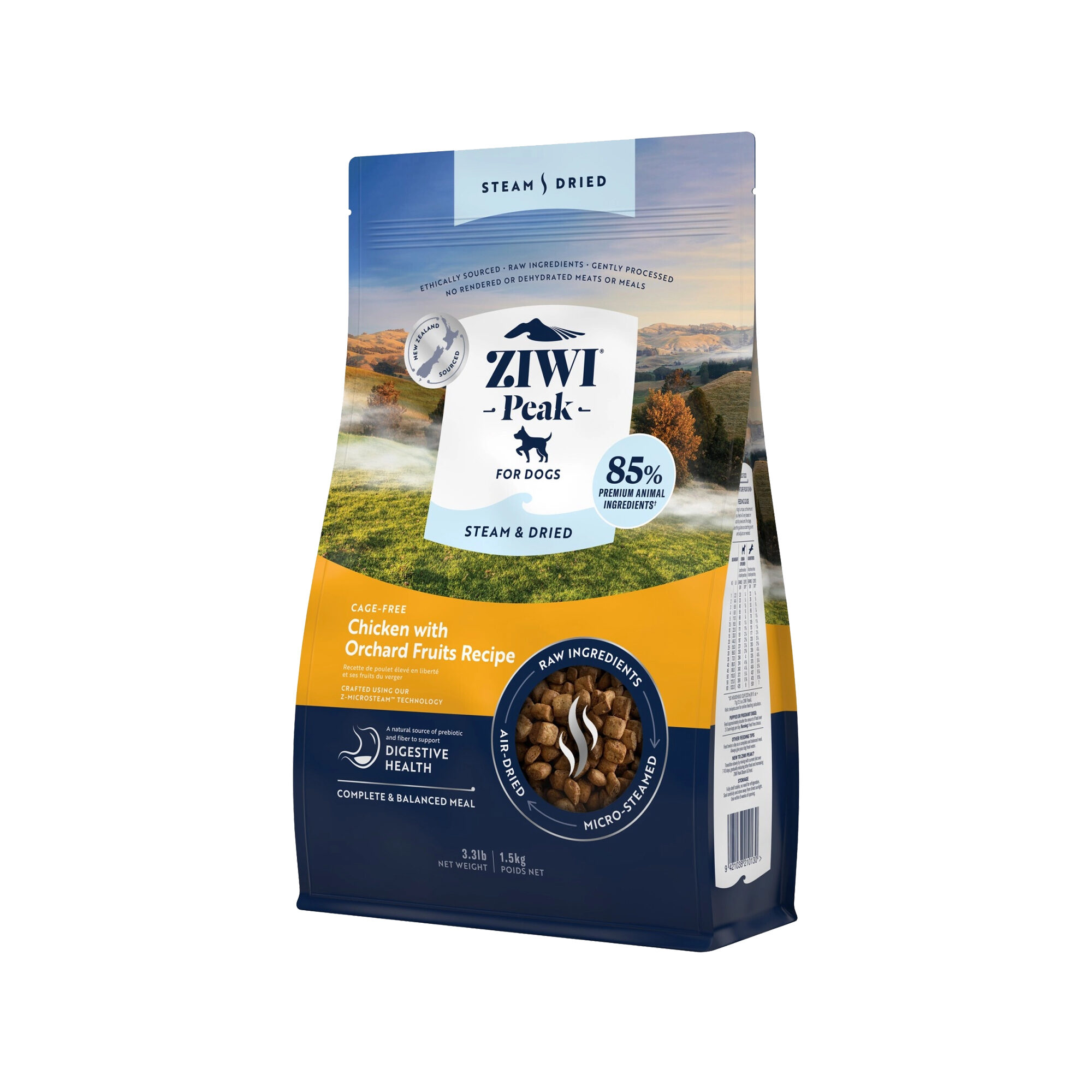 Ziwi Peak Steamed & Dried Dog Food - Chicken - 800 g