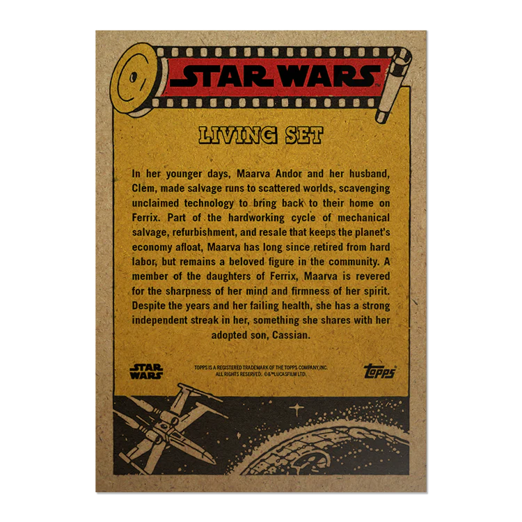Topps UK - SW Living Set Card #439 - Maarva Andor