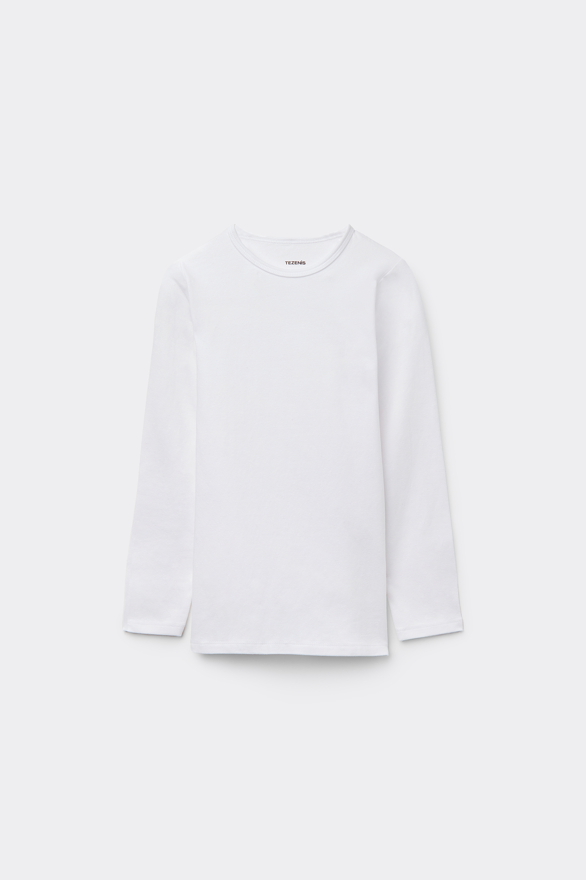 Kids’ Unisex Long-Sleeved Rounded Neck Thermal Cotton Top