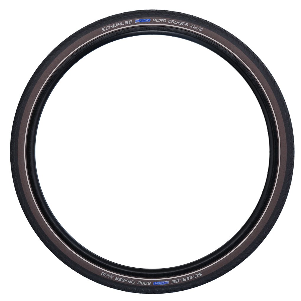 Schwalbe Road Cruiser Wire Bead Tire - Active | Green Compound | K-Guard - 28x1.60